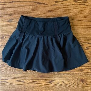 Black athletic skort